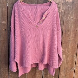 Hailee Sweater Set in Pink